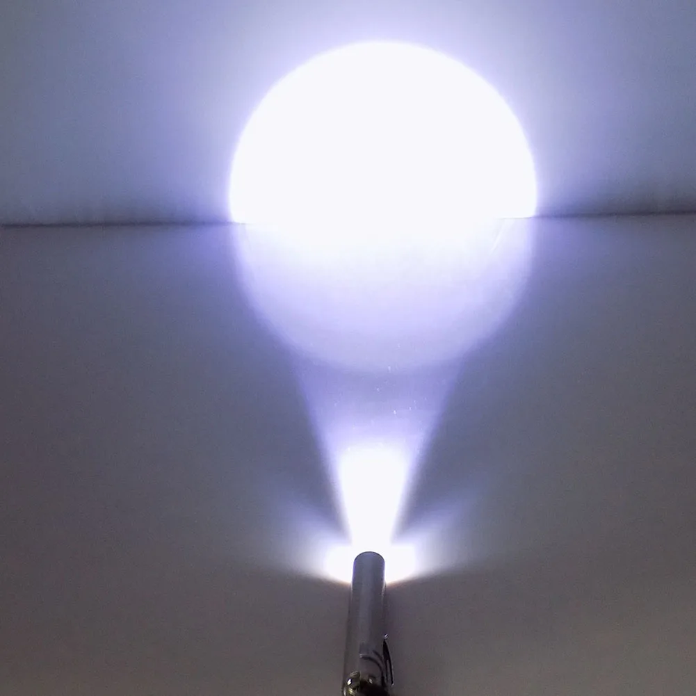 Мини-мощный фонарик для обнаружения Портативный белый свет пальчиковые светодиодные лампы карманный фонарик свет высокой AAA батареи (не