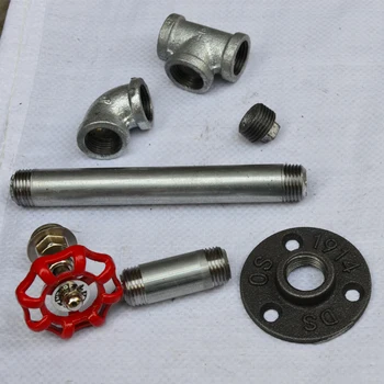 

1PCS/LOT G3/4" DN20 DIY Toilet paper holder industrial LOFT decoration classic floor flanges handwheel tee home furture