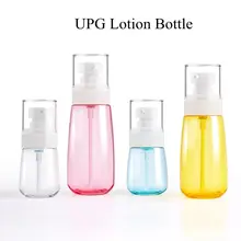 1 шт. Высокое качество 30 мл 60 мл 80 мл 100 мл UPG лосьон насос бутылка пластиковая косметическая бутылка многоразовая бутылочка под лосьон для путешествий