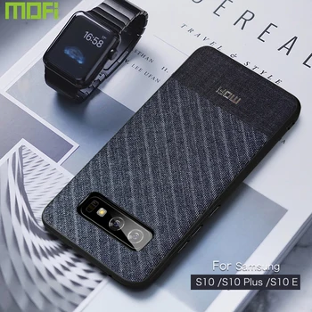 

For Samsung S10 Plus Case S10E Mofi For Samsung Galaxy S10 Case Back Cover For Samsung S10 E Case Fabrics Cotton Cloth Suit s10e