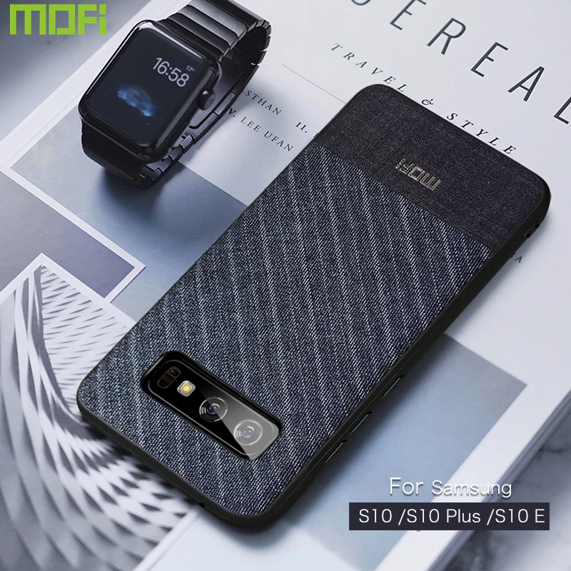 Чехол для Samsung S10 Plus S10E Mofi чехол-накладка Galaxy чехол E тканевый хлопковый костюм s10e |
