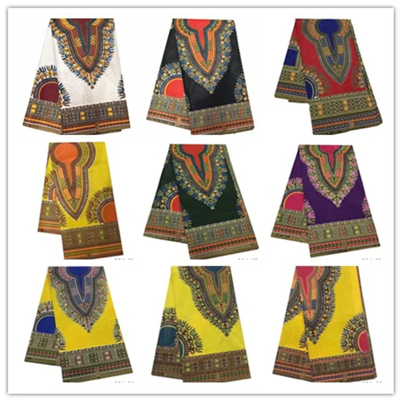 

Nigerian Wax African Fabric 6 Yard Ankara Fabric Cotton 2019 High Quality African Java Wax Fabrics For Party Dress 804