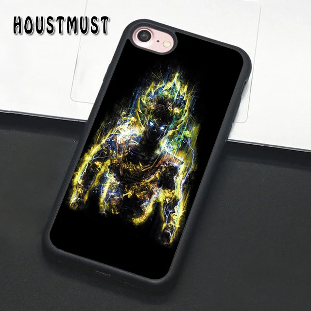HOUSTMUST Dragon Ball Z Супер Saiyan чехол Чехол для iPhone 5 5S SE 6 S 7 8 X XR XS max samsung galaxy S6 S7 край S8 S9 S10