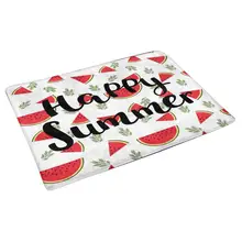 Летний арбузный коврик против скольжения входной коврик пол ковер крытый/передняя дверь коврики домашний декор резиновая основа Большой 30X18 дюймов