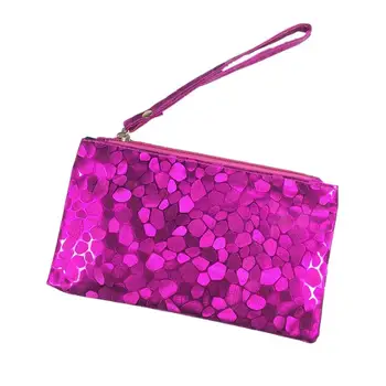 

2019 New Fashion Coin Purse Phone Holder Women Bag Designer Envelope Party Gift Mini Clutch Wallet Evening Wristlet Colorful Red