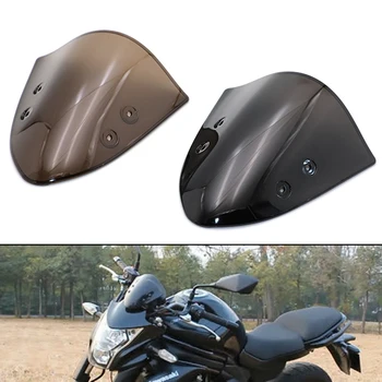 

Racers Motorcycle Windshield WindScreen for Kawasaki ER-6N 12-14 ER6N 2012 2013 2014 Airflow Wind Flyscreen Deflector Protection
