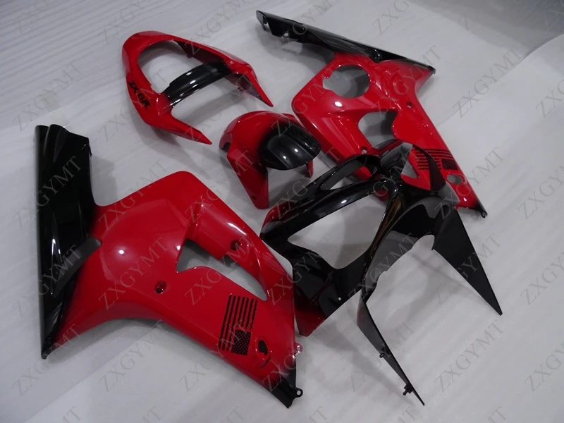 

Plastic Fairings Ninja Zx-6r 2003 - 2004 Red Black Fairings Zx6r 03 Fairing Kits for Kawasaki Zx6r 2004