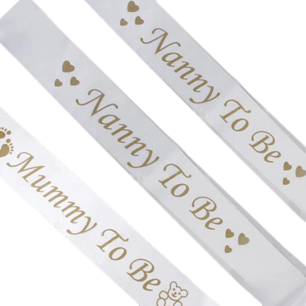 Kit Rivelazione Genere Baby Shower - 2 Spille E 2 Fasce Per Mamma E Papà