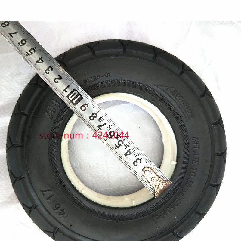 Бескамерные твердые шины 200x50 (8x2) покрытые пеной для бритвы E100 E125 E200|Покрышки| |