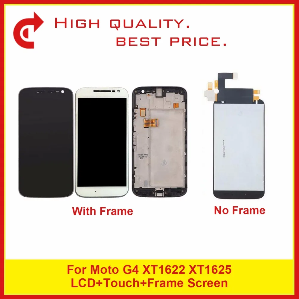 

High Quality 5.5" For Motorola Moto G4 XT1622 XT1625 Full Lcd Display With Touch Screen Digitizer Assembly Free Shipping