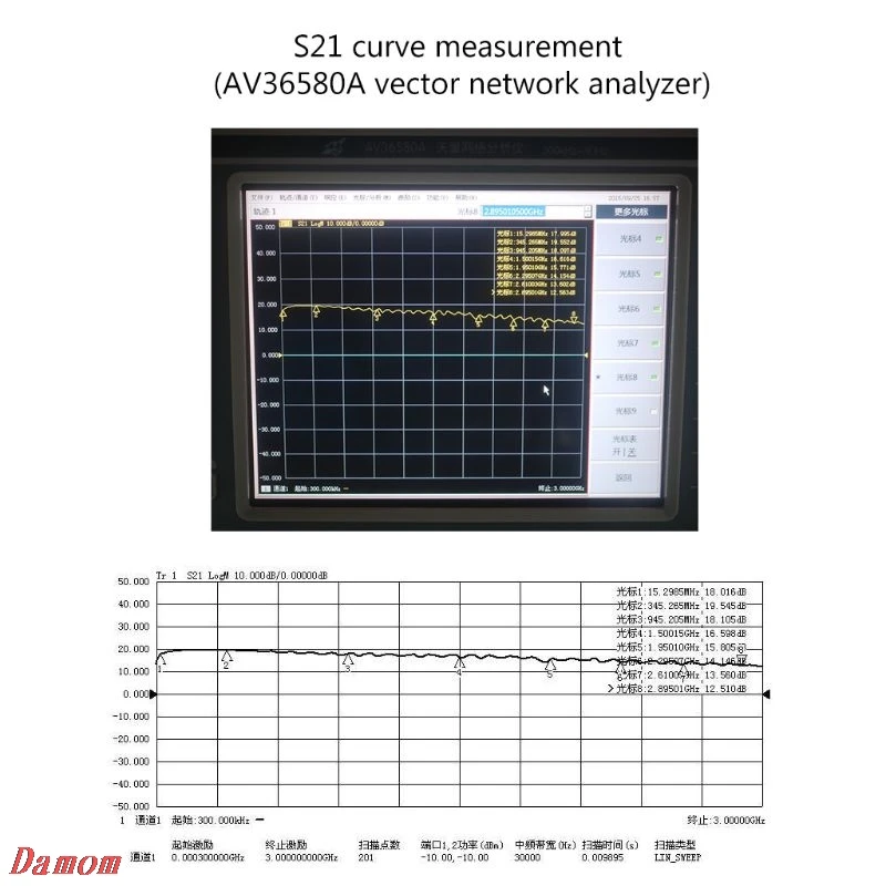 1 3000 МГц 2 4 ГГц 20 дБ LNA RF широкополосный малошумный усилитель UHF модуль HF