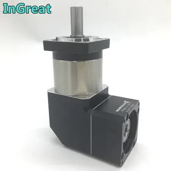 

10:1 Ratio 10 Right Angled Planetary Reducer Gearbox Corner Reducer 19MM Input For 80MM 90MM 600W 750W AC Servo Motor 86 nema34