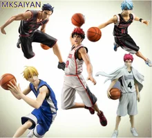 Kuroko nenhuma cesta anime taiga daiki ryota tetsuya brinquedos pvc figura de ação basquete meninos brinquedo collectible modelo boneca presente para crianças