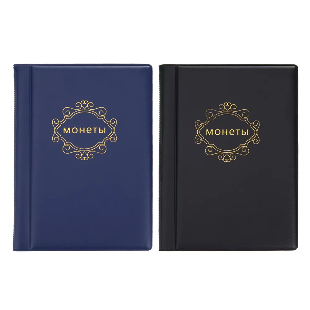 101 -200 Sheets Russian Coin Holders Album, 10 Pages Units Coin Collection Book Collecting Storage Money Penny Pockets FULI