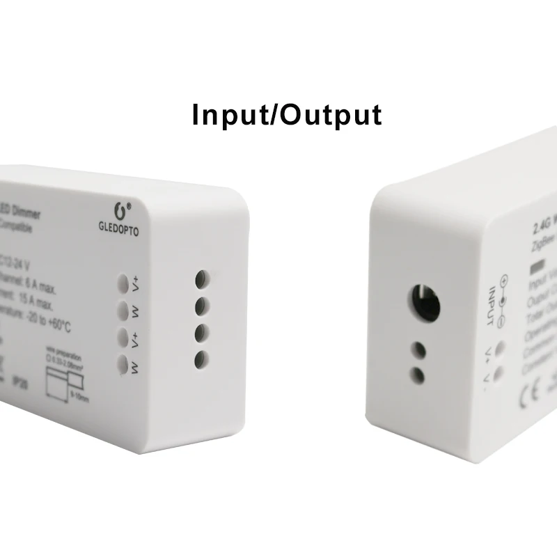 New ZIGBEE Led dimmer bridge Smart Home Inteligent Dimmer DC12V 24V 12A output zigbee Led Strip dimmer Zigbee ZLL protocol