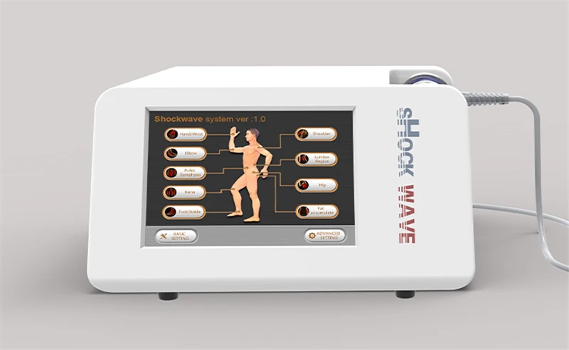 Portable aesthetic relieve joint pain shock wave equipment with electronics extracorporeal radial shock wave therapy for 2