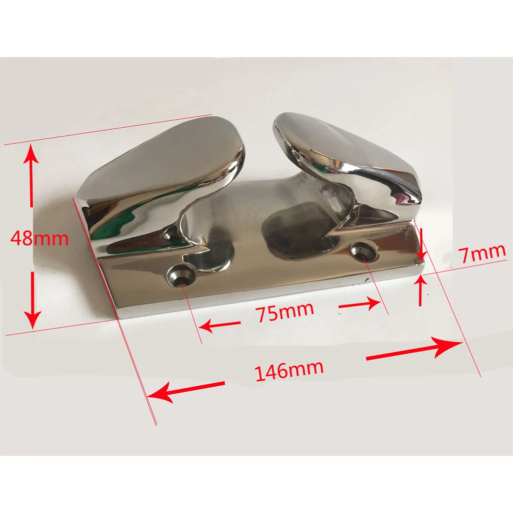 

Stainless Steel 146mm 5.74' Boat Cleat Line Bow Chock Boat Marine