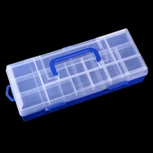 Водонепроницаемые рыболовные приманки, жесткая пластиковая коробка, контейнер для хранения, рыболовные аксессуары, двухслойные 15 отделений