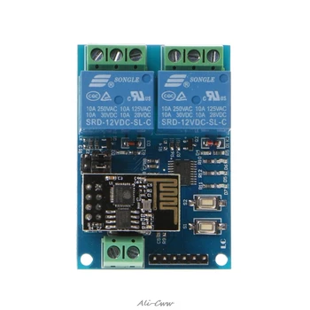 

WIFI Relay Module ESP8266 IOT APP Controller 2-Channel For Smart Home 12V