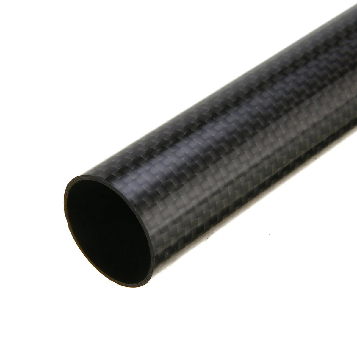 

1pc 3K Carbon Fiber Tube Roll Wrapped Rods for DIY Model Aircraft Fixed-wing Tail Pipe Quadcopter Accessories 25*23*500mm