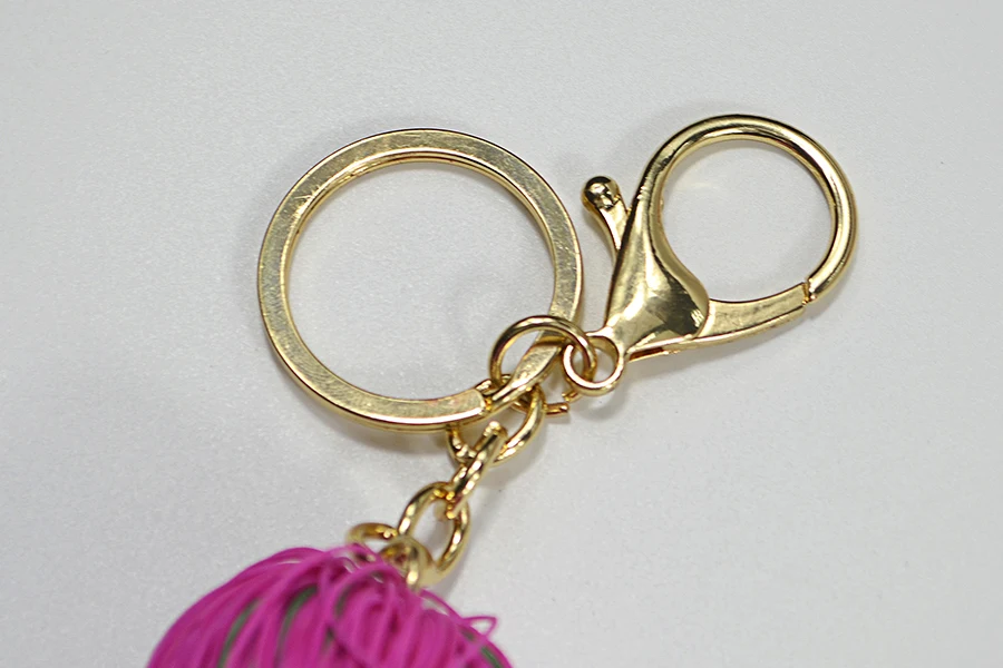 Пушистый разноцветный резиновый меховой шар брелок для ключей Унисекс Модный Ювелирный мешок украшения подарок