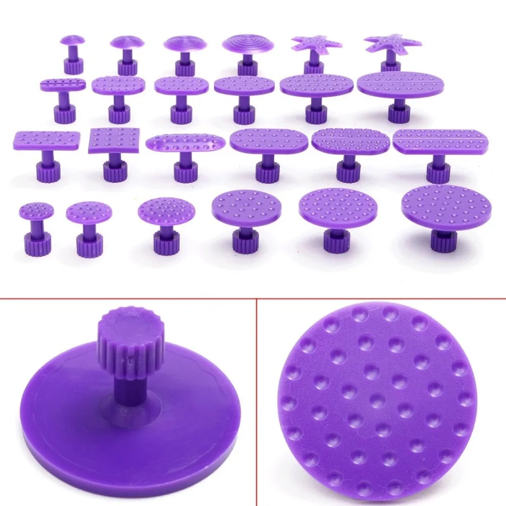 Car PDR Paintless Repair Tools Pulling Bridge Puller Dent Removal Tools set 24x Pulling Tabs Glue Sticks+Fix it pro pen+Tab pen