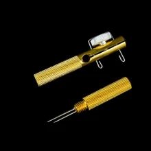 Золотой двойной алюминиевый сплав-головная нитка с подстрочными игольчатыми узлами галстук рыболовные удочки леска крючок набор инструментов для рыбалки