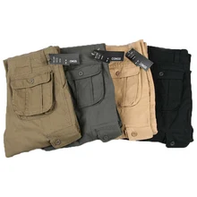 Длинные брюки для мужчин, камуфляжные штаны для бега размера плюс 29-44,, высокое качество, мужские брюки-карго, повседневные свободные военные штаны с несколькими карманами