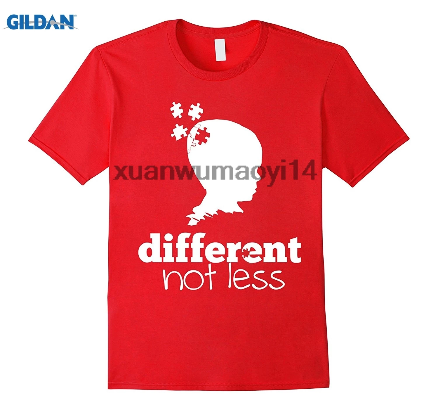 GILDAN Autism Different Not Less Shirt Autism Awareness Tshirttshirt