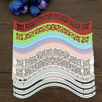 

Wavy Border Edge Metal Cutting Dies DIY Scrapbooking Paper Cards Album Stencil