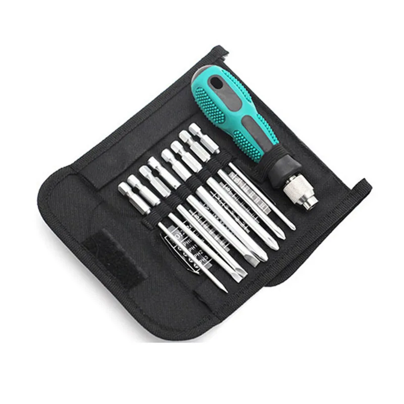 

9pcs/set Precision Screwdriver Set 1/4"/6.35mm Phillips/Slotted Bits With Magnetic Home Appliances Repair Multitool Hand Tools