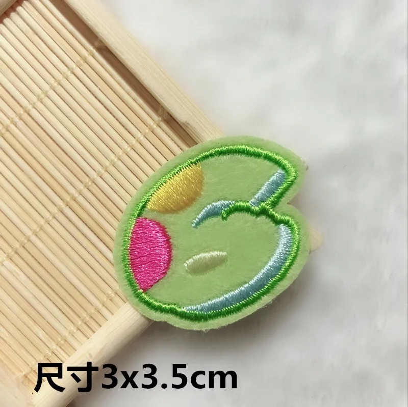 cute numbers patches for kids clothes 6