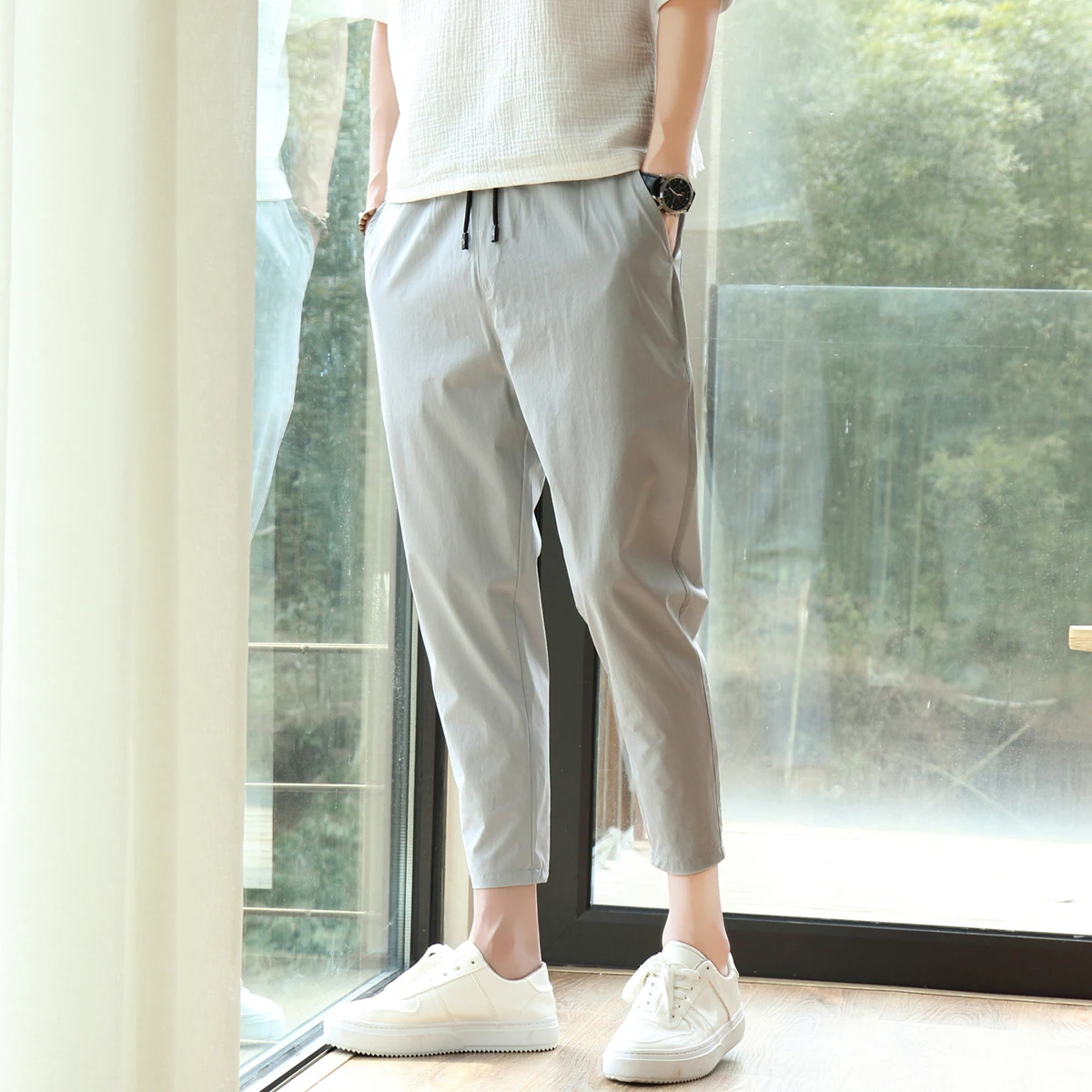 2018 Summer The New Listing Korean Fashion Style Elastic Leisure