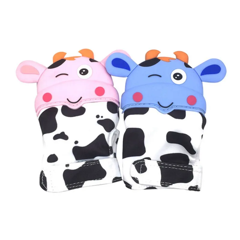 

hot sale 1pcs Baby Molar Gloves Teething Mittens Food grade silicone infant anti-biting gloves newly Toddler Toys Safety w