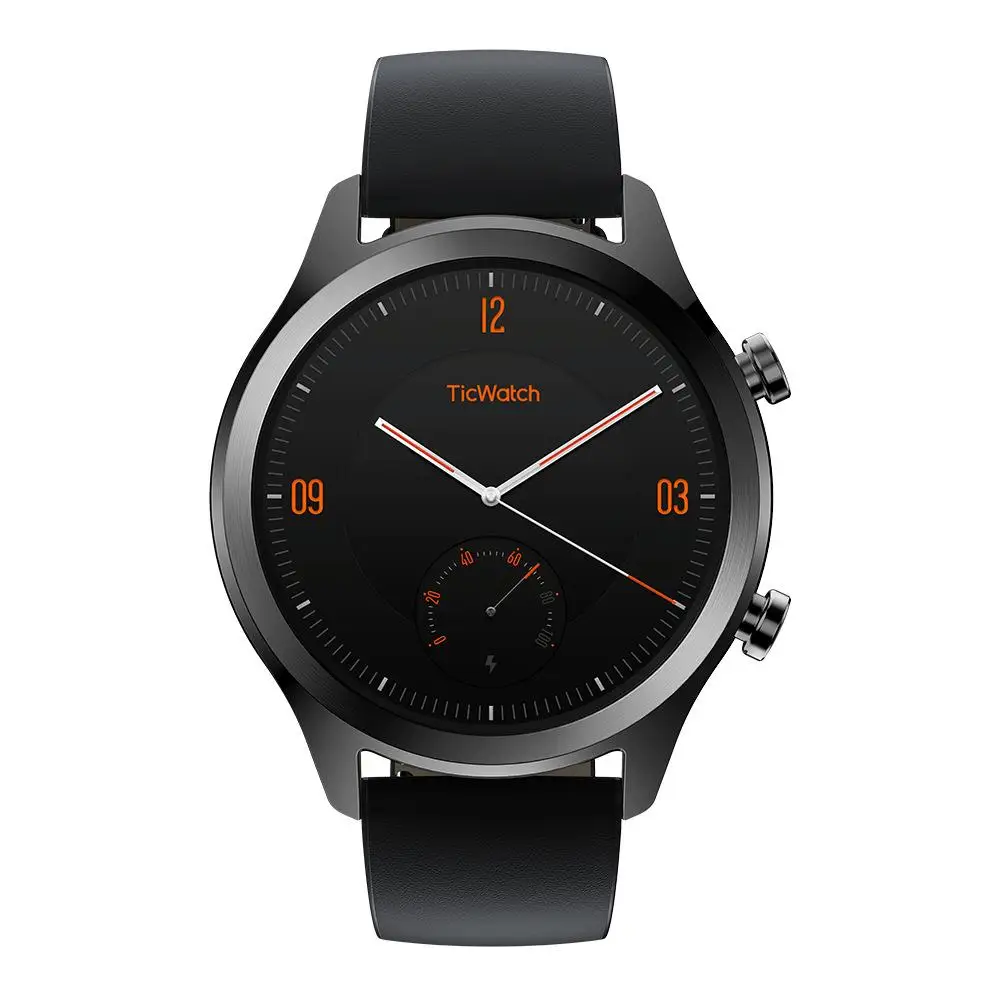Оригинальные Ticwatch C2 умные часы Wi-Fi gps Google Pay Wear OS от Google Strava IP68 1," динамические часы для мужчин в режиме ожидания
