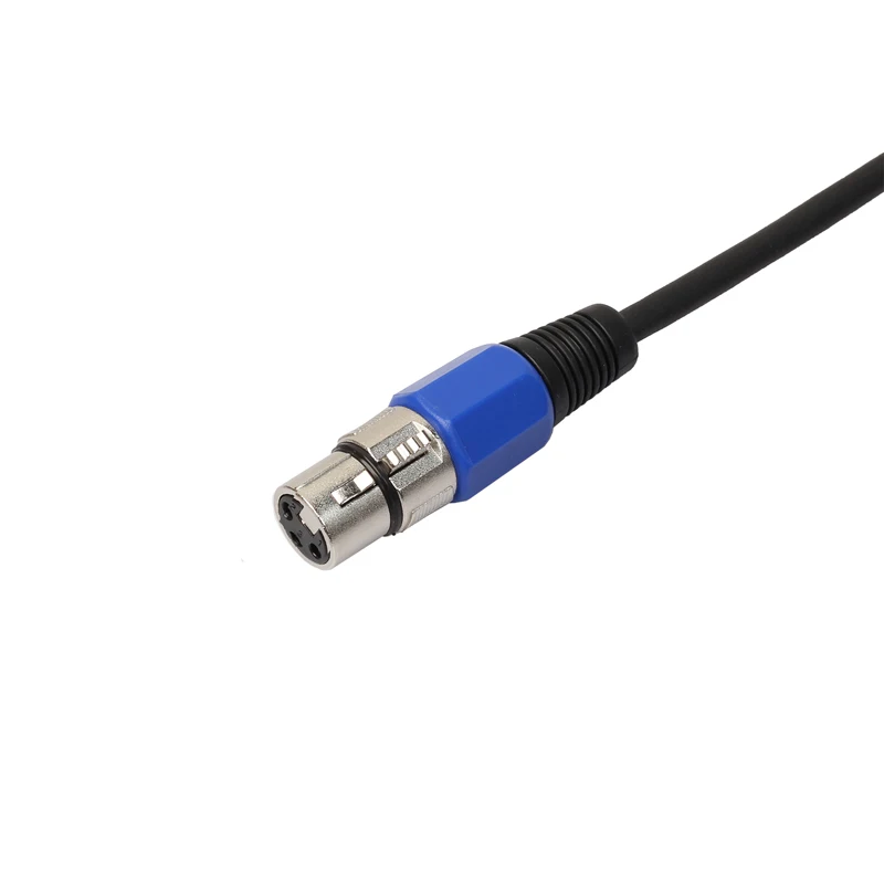 Mayitr 30cm 3Pin XLR Cable Professional BK2014KF 3-PIN XLR Female to 1/4" 6.35mm Male Plug Stereo Microphone Adapter Cable Cord