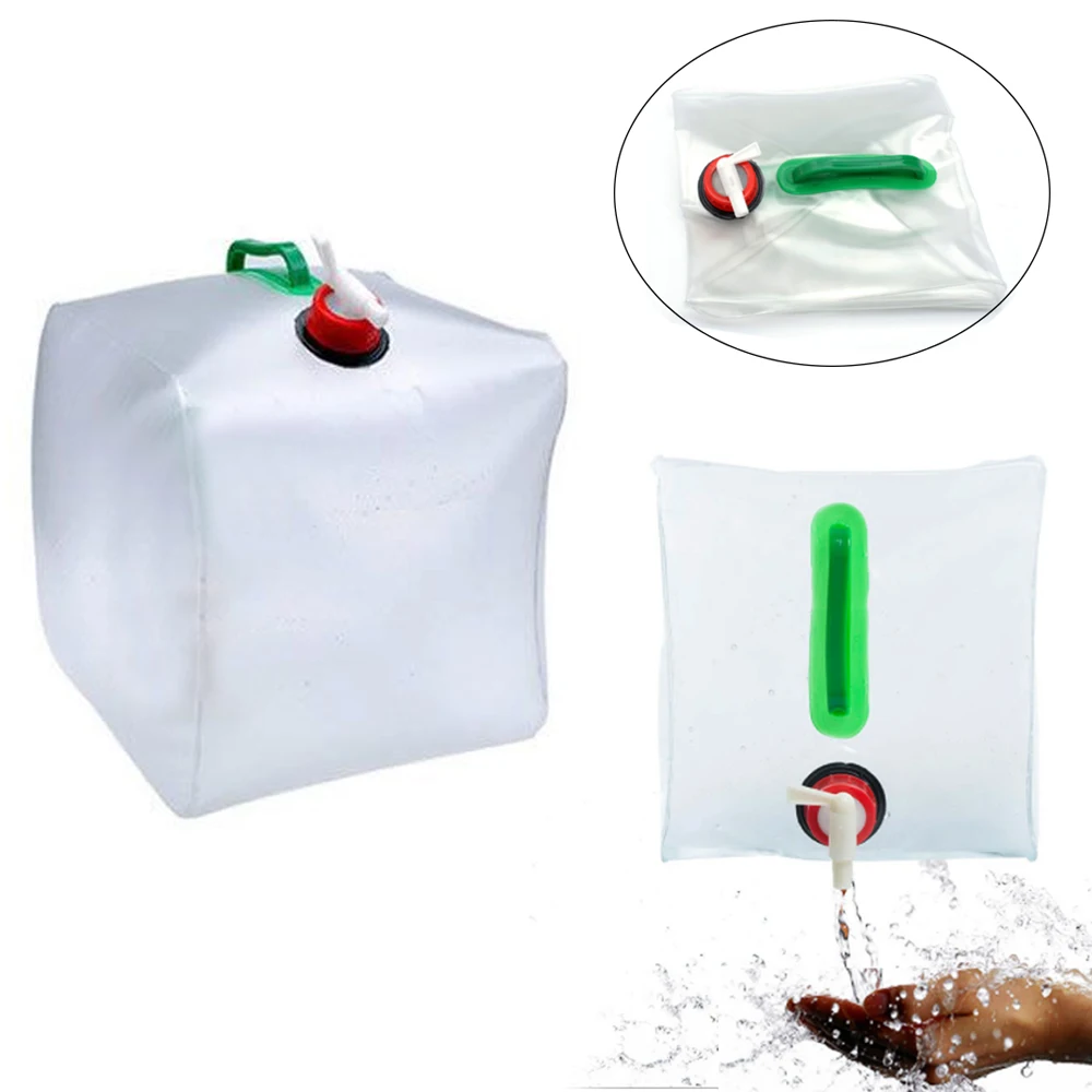 OUTAD 20L Portable Foldable Water Storage Bag PVC Double Handles Super