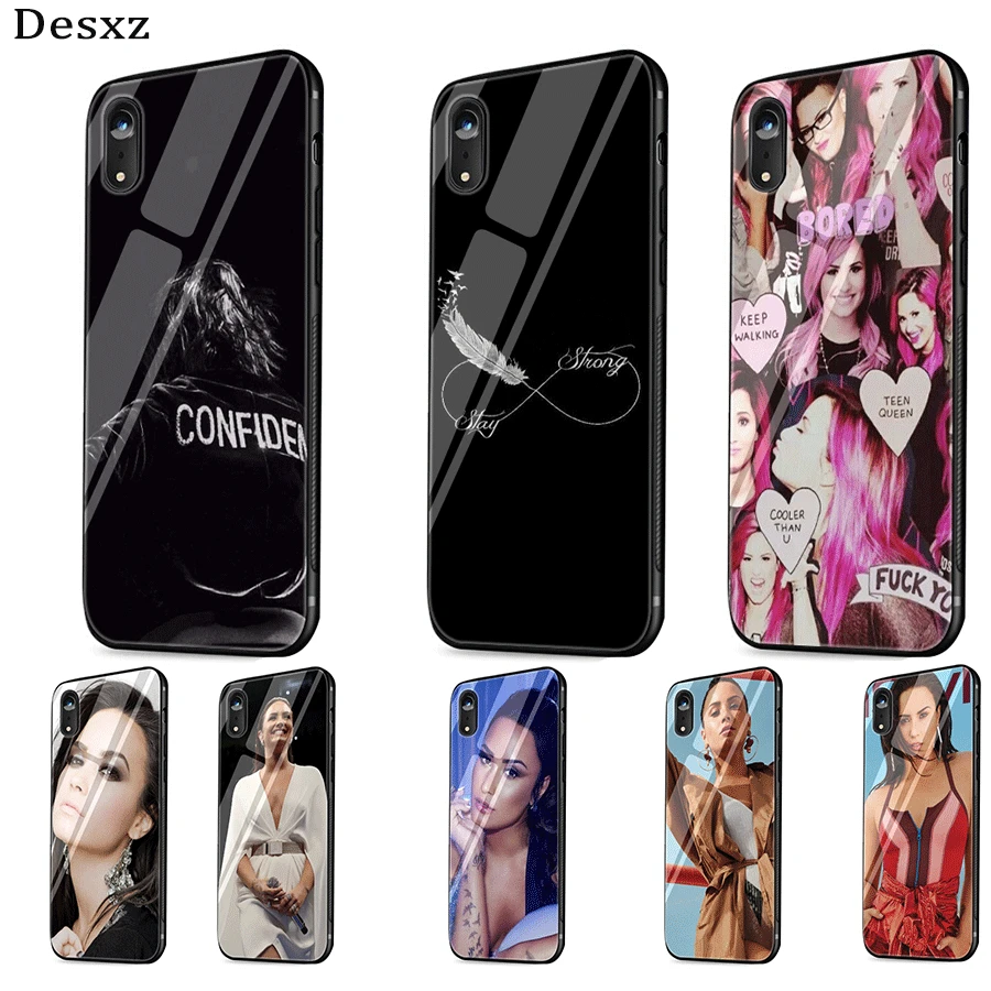 

Desxz Demi Lovato TPU Case For iPhone XR X XS Max 5 5s 6 6s 7 8 Plus Cover Protection