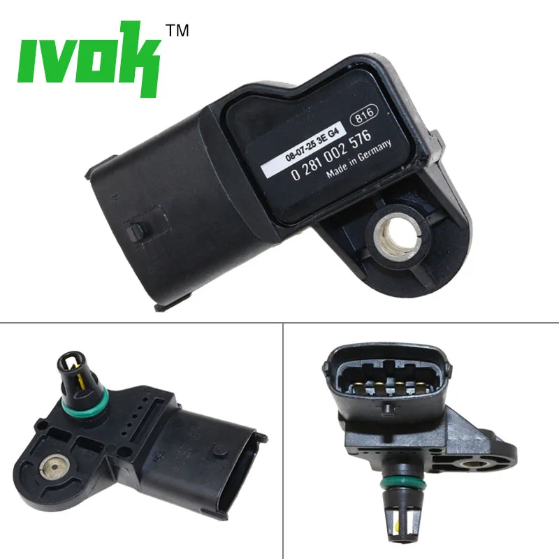 

Original Intake Manifold Boost Pressure MAP Sensor For IVECO EuroCargo EuroStar Stralis Trakker 0281002576 504073323 501073323