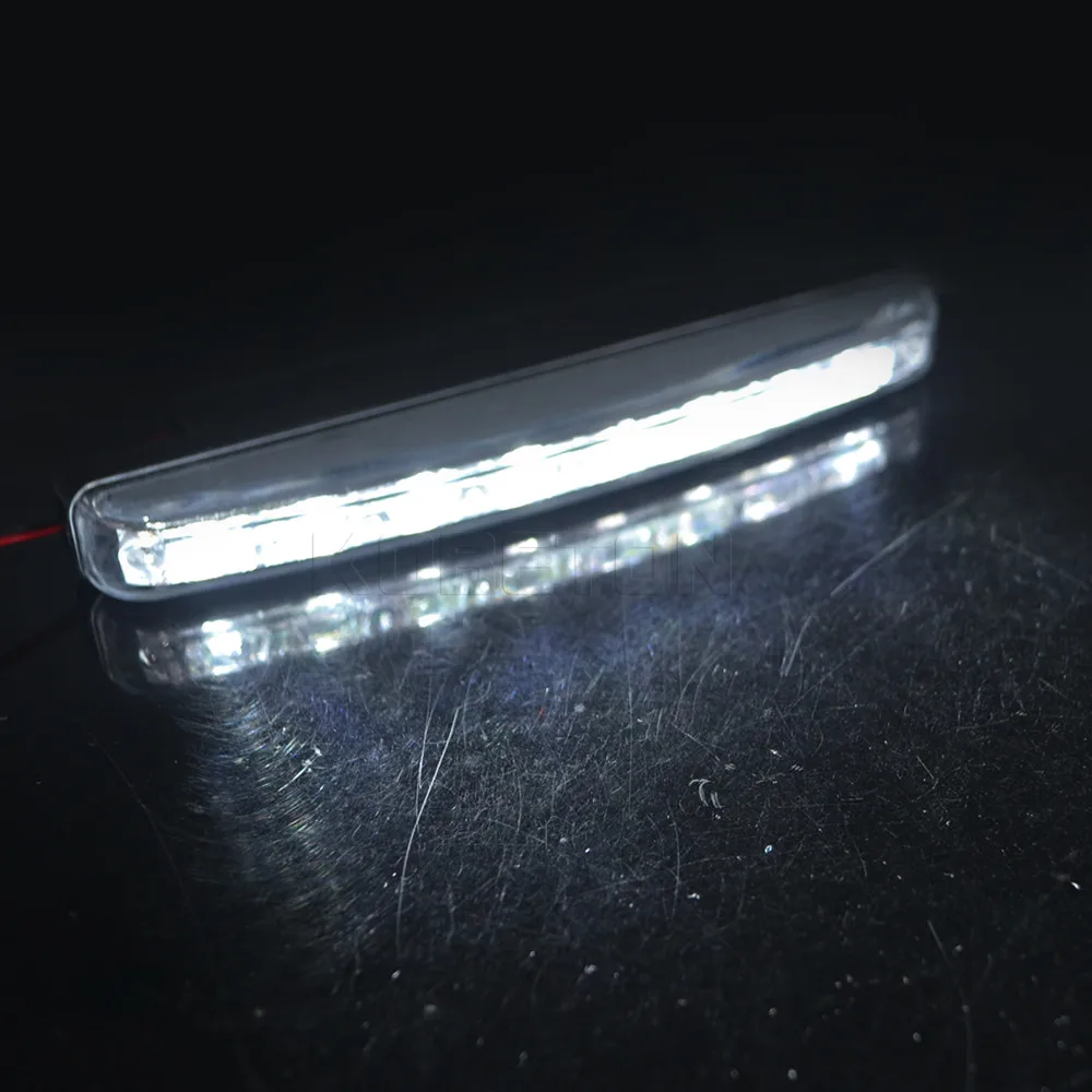 2pc DRL light Daytime Running Light 12V 8W 8LED Styling Car Light Source Fog Bar Auxiliary Lamp cold White head strobe light06