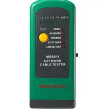 MS6811 тестер сетевых кабелей, сообщения, контрольно-измерительная аппаратура, сетевой тестер