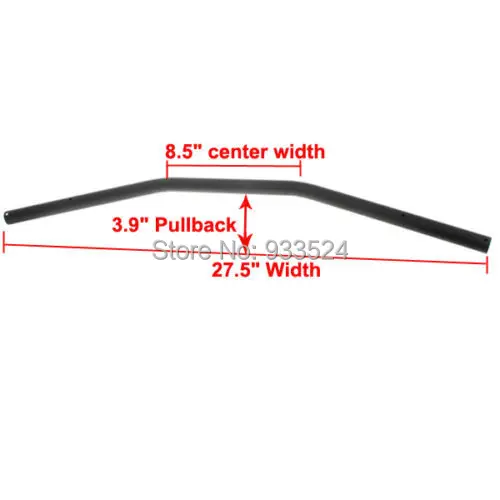 Универсальный мотоцикл " 25 мм тяга стиль бар руль черный для Harley