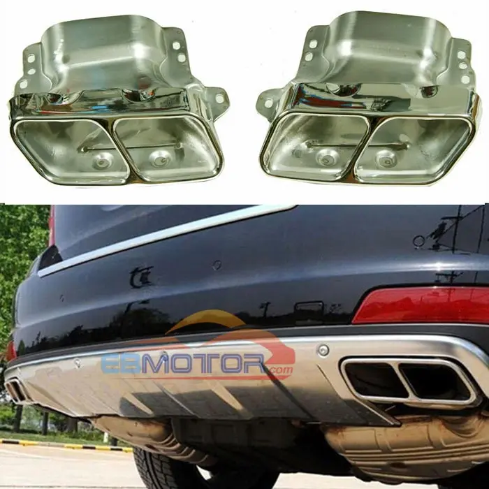 Exhaust muffler Tip Pipes 1pair for Mercedes Benz S CLASS W221 S class