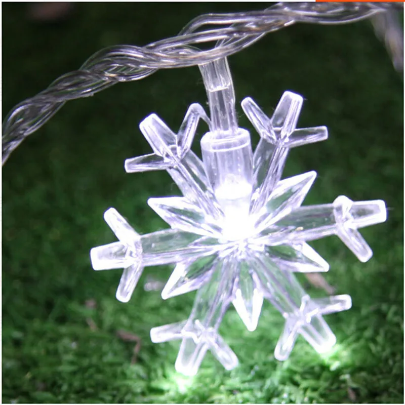 Aliexpress.com : Buy 3M 20 LED Snowflake Battery Christmas String Lights for home Garland ...