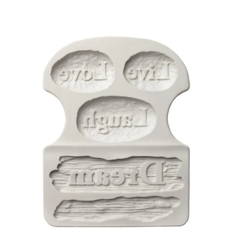 Dream Driftwood & Word Stones силиконовая форма для украшения торта Форма мастики Sugarcraft