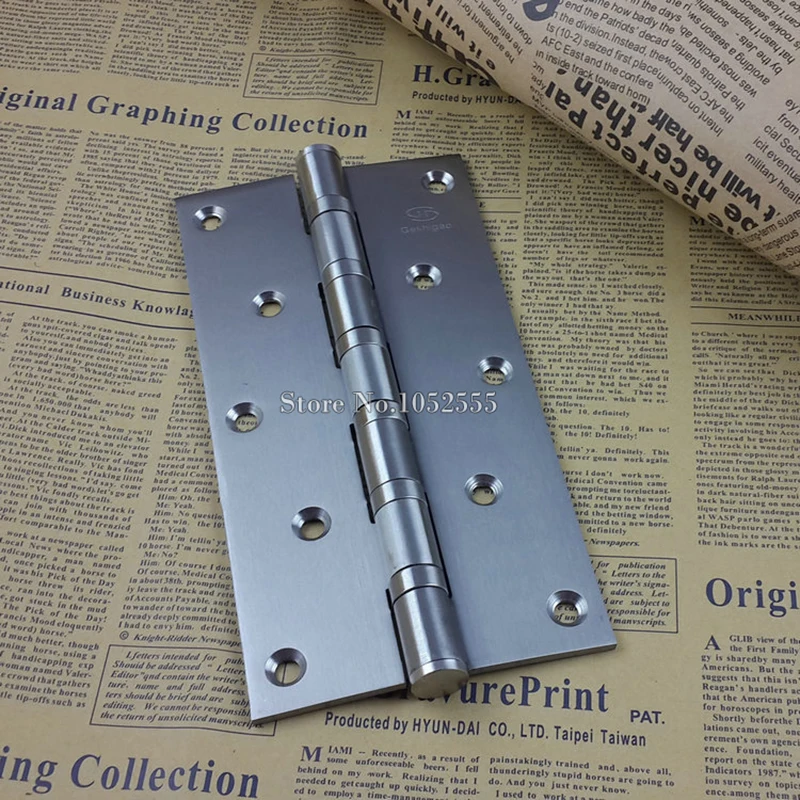 

Thickness 8" Stainless steel Wooden Door Hinge Heavy Duty Hinges Mute Door Project Auxiliar Hardware With Screws K152