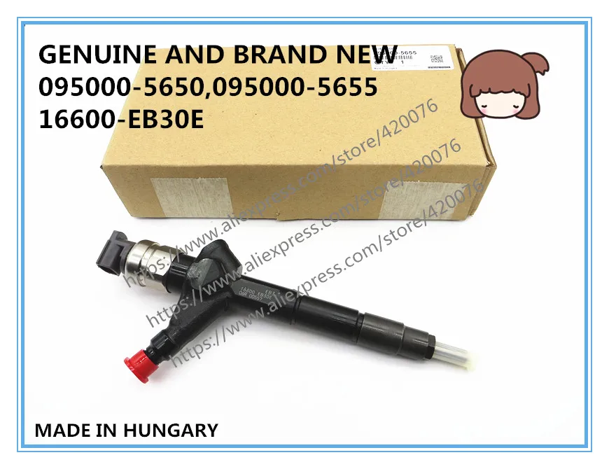 4 шт. Подлинная и абсолютно новый COMMON RAIL 095000-5650 095000 5650 095000-5655 16600-EB30E для Pathfinder YD25 2 5 |