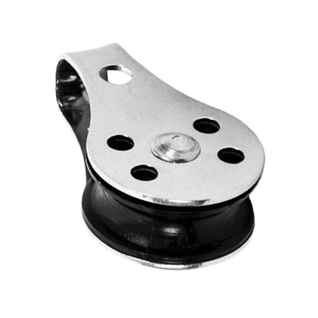 Stainless Steel Single Pulley Blocks for Kayak Canoe Boat Anchor Trolley Kit Accessory For Reprap Part | Спорт и развлечения