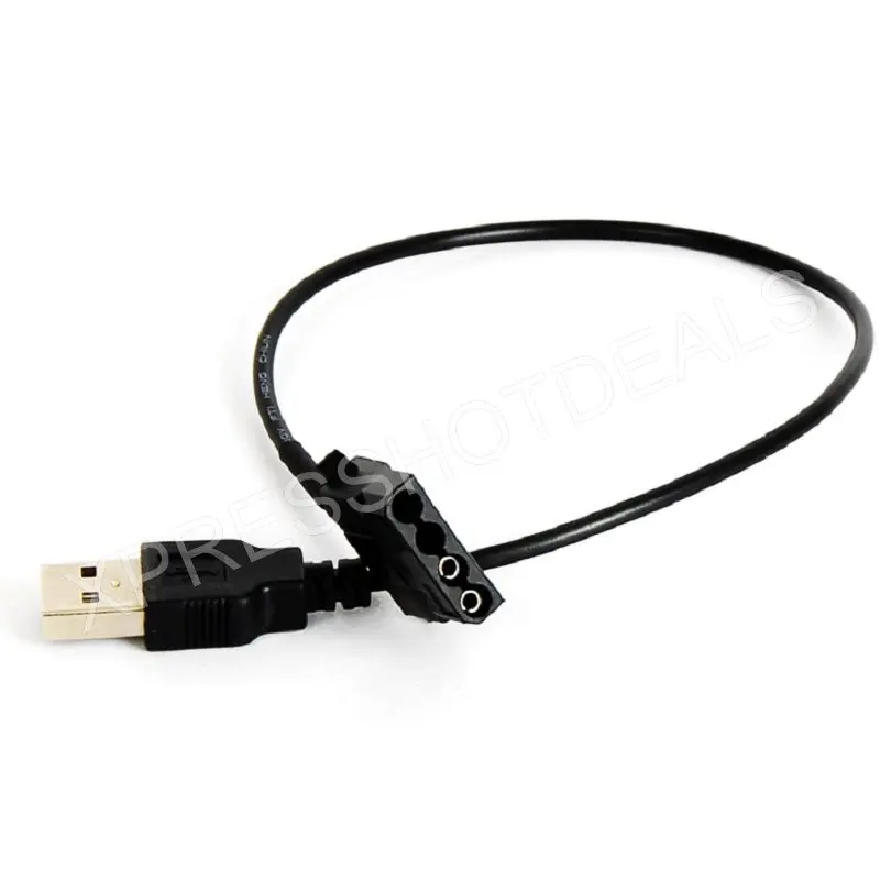 Usb To 4 Pin Molex Pc Quite Computer Case Fan Cable Adapter Cord Pc