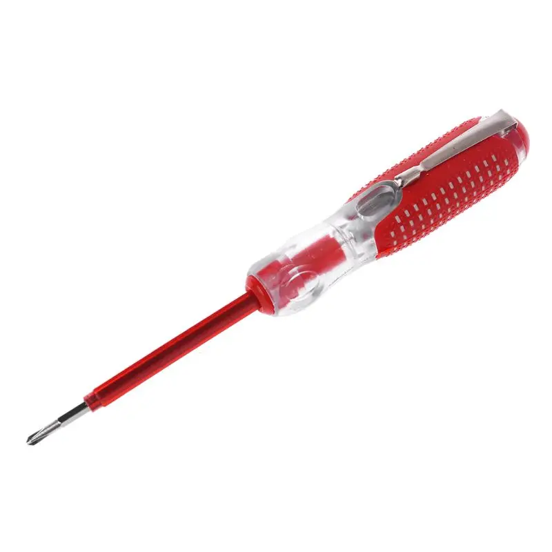 

100-500V Voltage Indicator Cross & Slotted Screwdriver Electric Test Pen Durable Insulation Electrician Home Tool